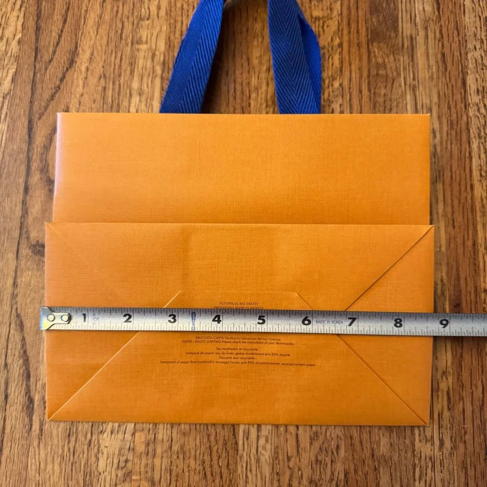LOUIS VUITTON small paper gift bag with handles